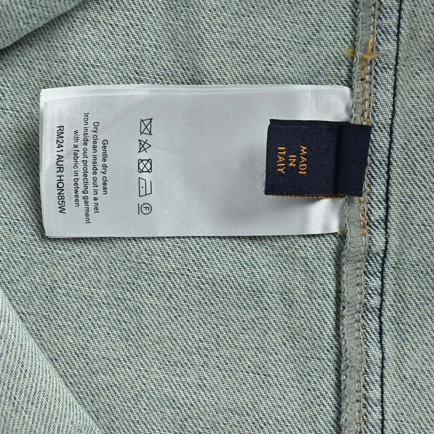 Louis Vuitton/Louis Vuitton presbyopic patchwork denim jacket